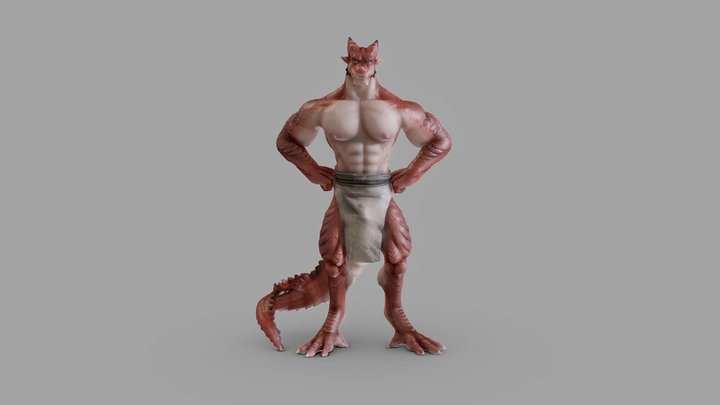 lunjy_remake_v014_texture_temp_pub_211219 3D Model