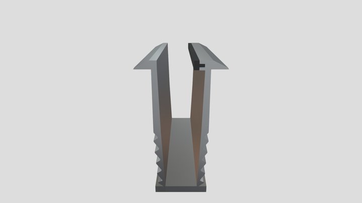 Perfil de Imbutir 3D Model