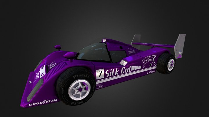 Jaguar X J R14 3D Model