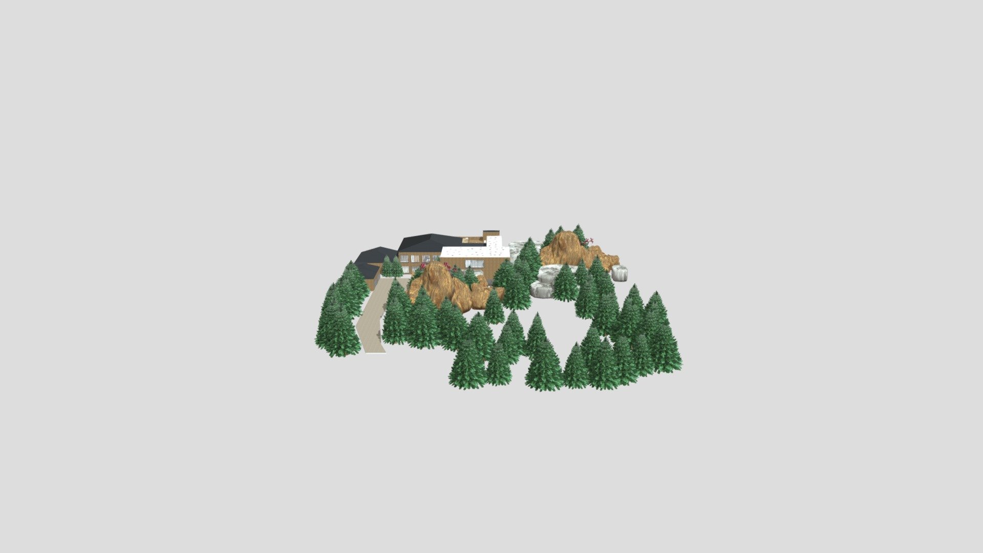 winter house (No Snow)