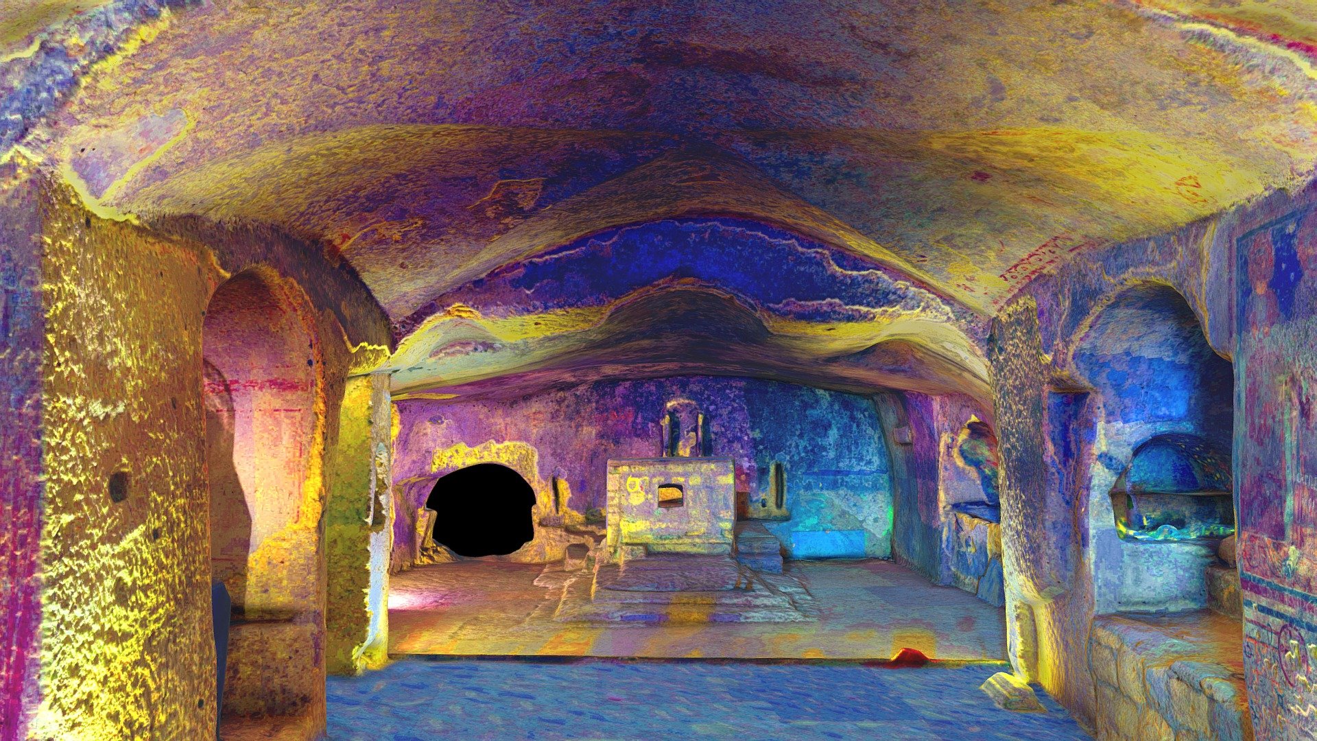 DStr Chapel Lower Level of San Gennaro Catacombs