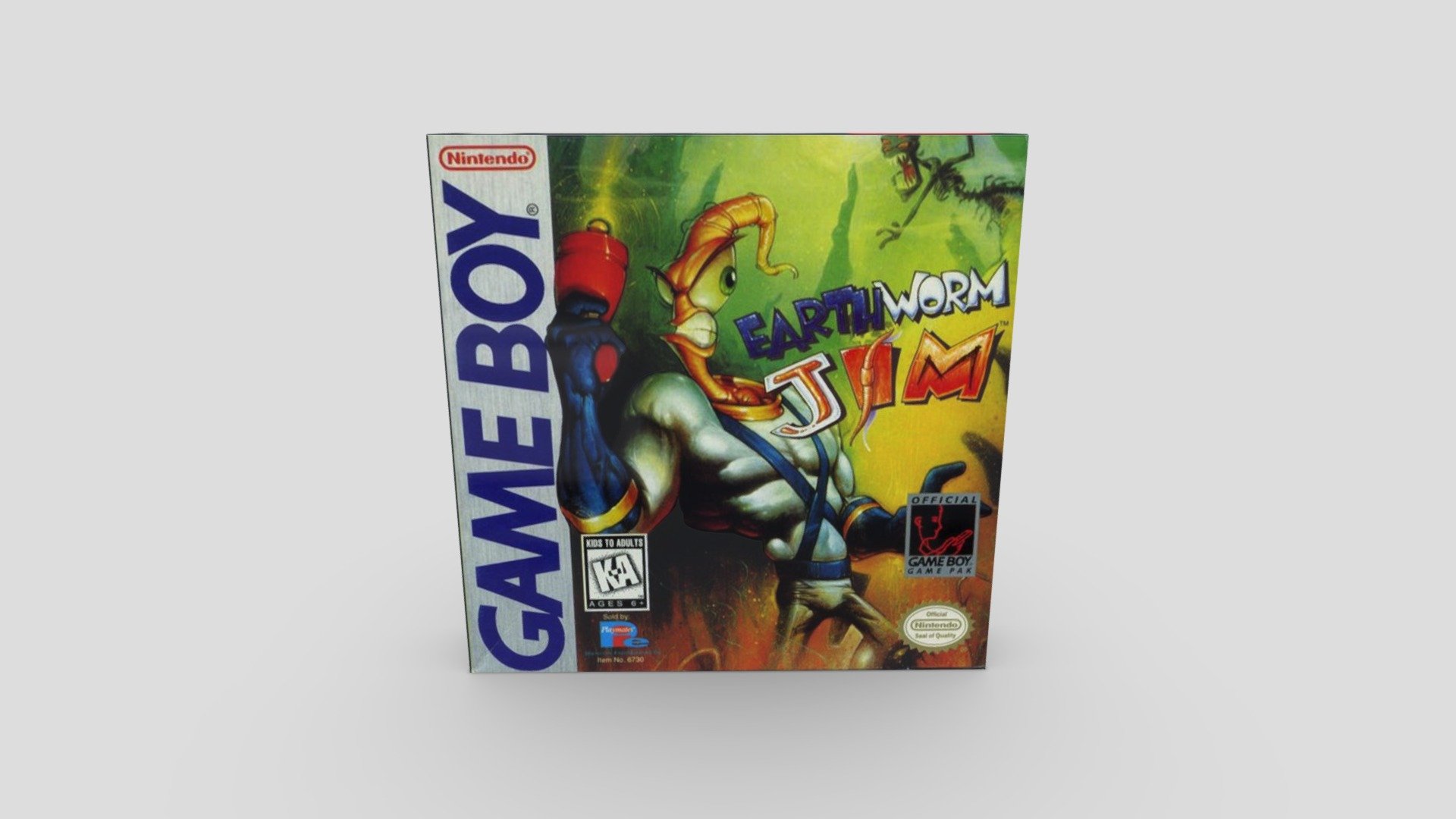 GAMBOY EARTHWORM JIM BOX