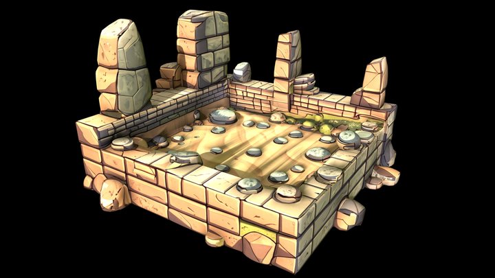 Detailed Diorama Scene – Modello 3D gratuito STL