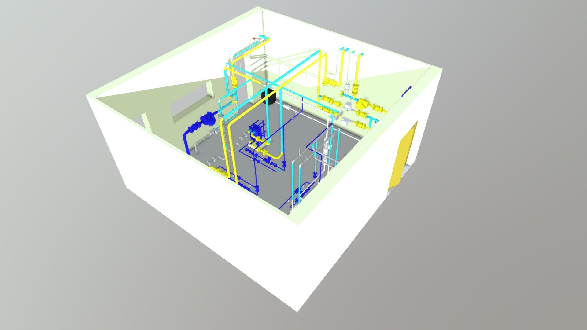 Boiler Room - 3D model by Alexander.Tuzankin [e6e5f50] - Sketchfab