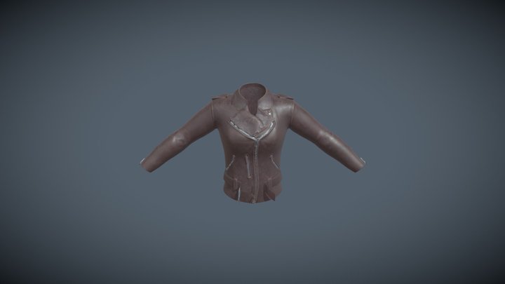 Leather Jacket 3D Model