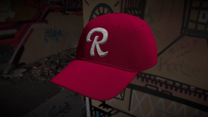 Baseball Hat textured 3D Model