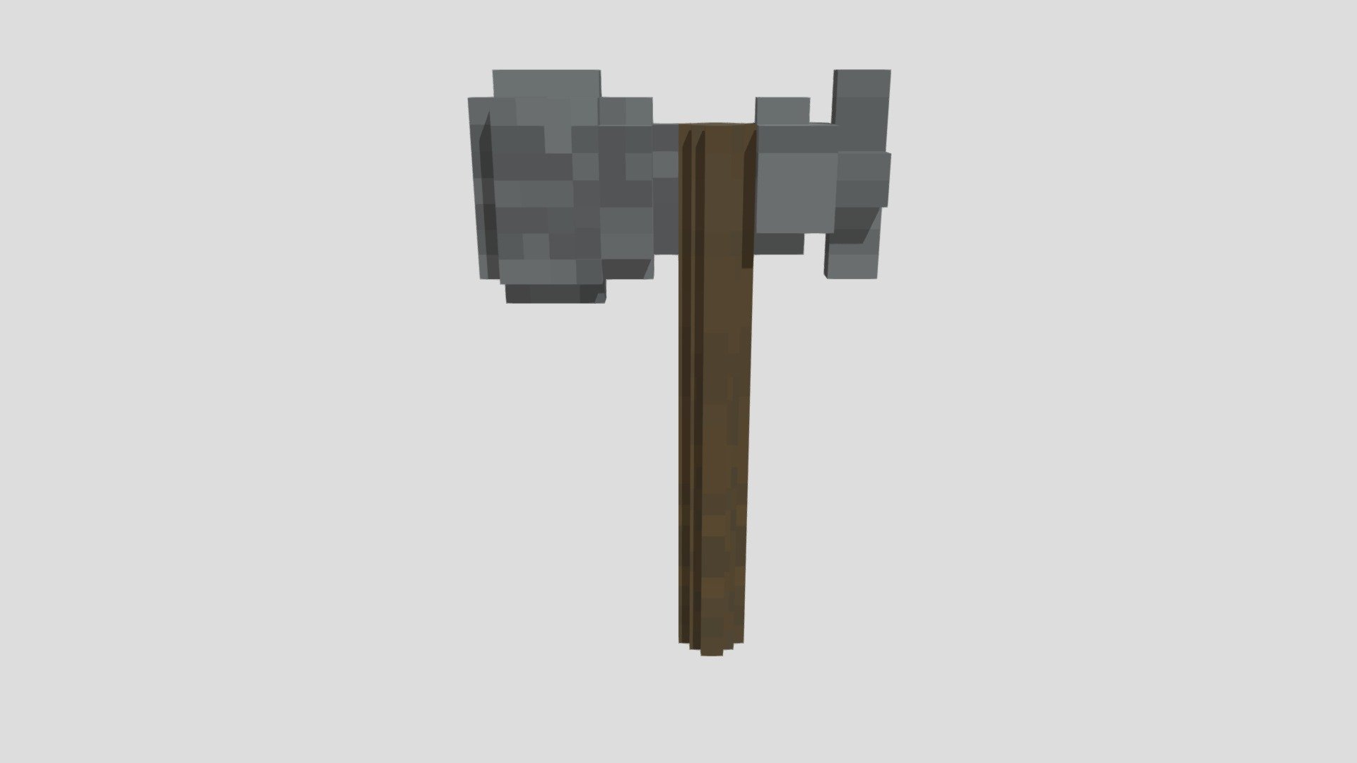 Axe for minecraft but 3D - Download Free 3D model by CPT_stormsurge ...