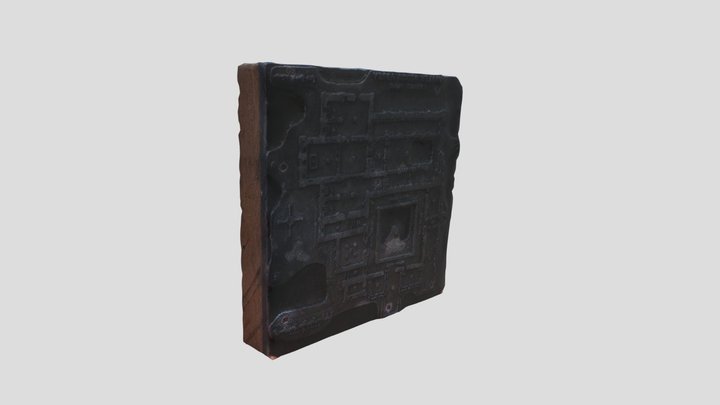Valle Crucis Printing Block 3D Model