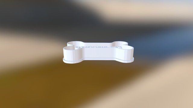 ossinho pet biscoito 3D Model