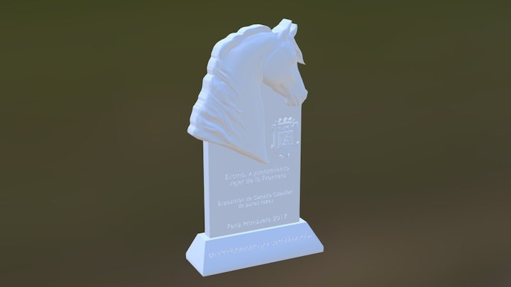 Trofeo Caballar 3D Model