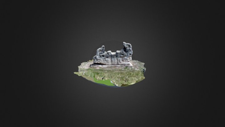 Altar G1 (Ruinas de Copán, Honduras) 3D Model