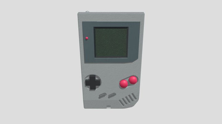 Gameboy 3D Model