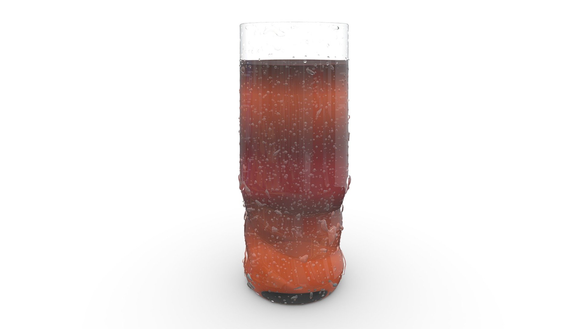 Cola   Pepsi   Coke   Thumbs Up Glass Hd - Buy Royalty Free 3d Model By 