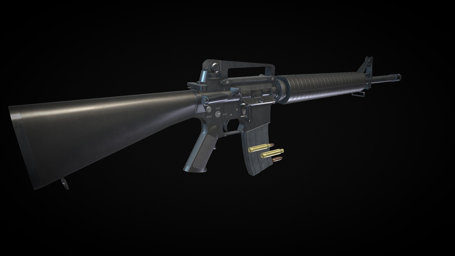 M16 A4 - Download Free 3D model by Gintoki1234 [e6e96d6] - Sketchfab