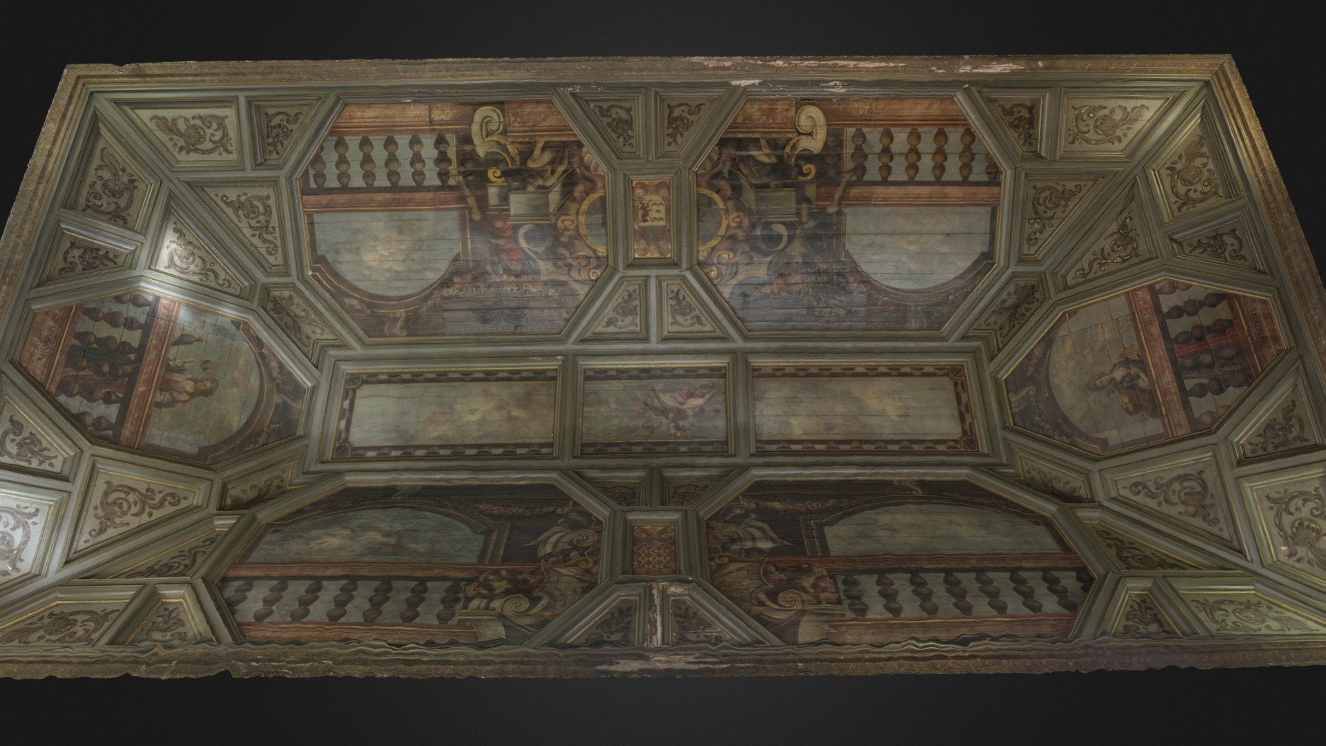 Ceiling from Casa Santa Maria
