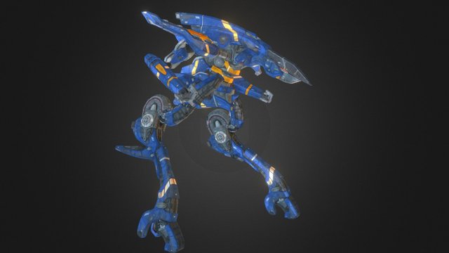 Senovis - Runner Mech 3D Model