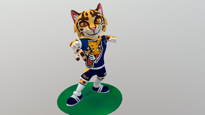 Tigrillo de la UACAM 3D Model