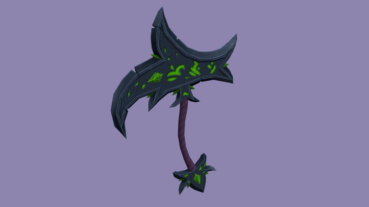 Delbaen Tibo Game Art Weapon 3D Model