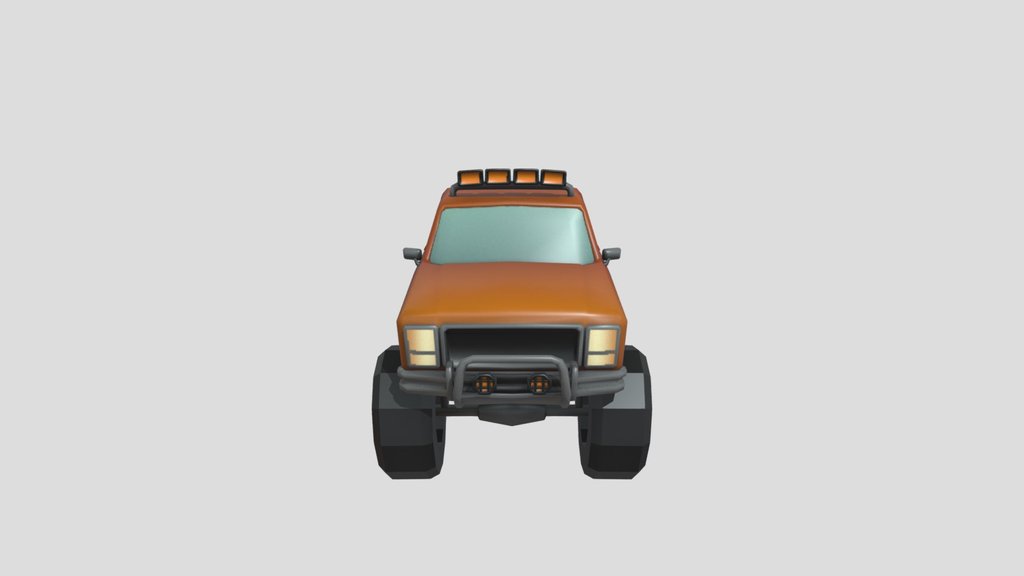 Monster Truck Orange