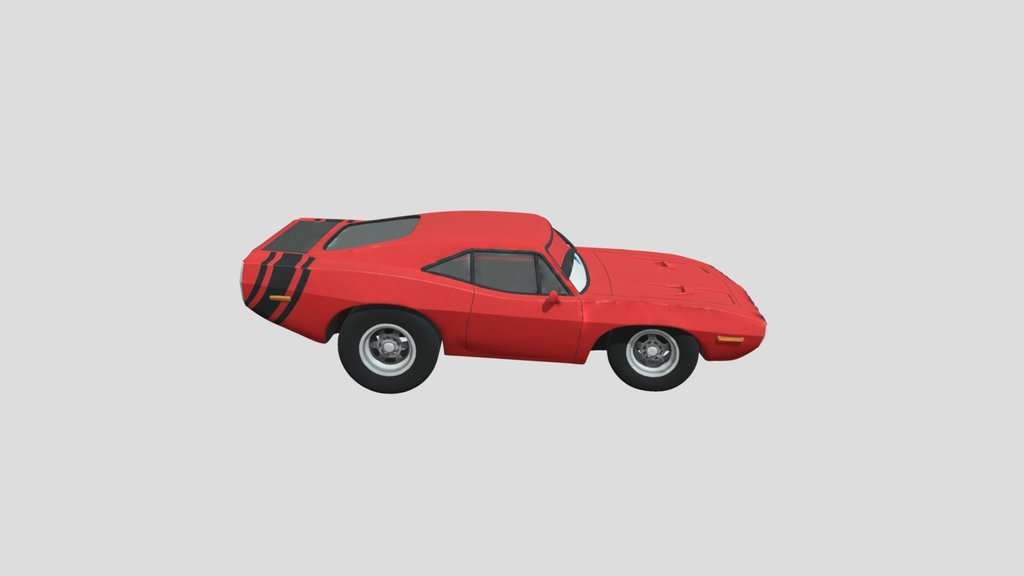 Pixar Styled 1970 Dodge Dodge Charger