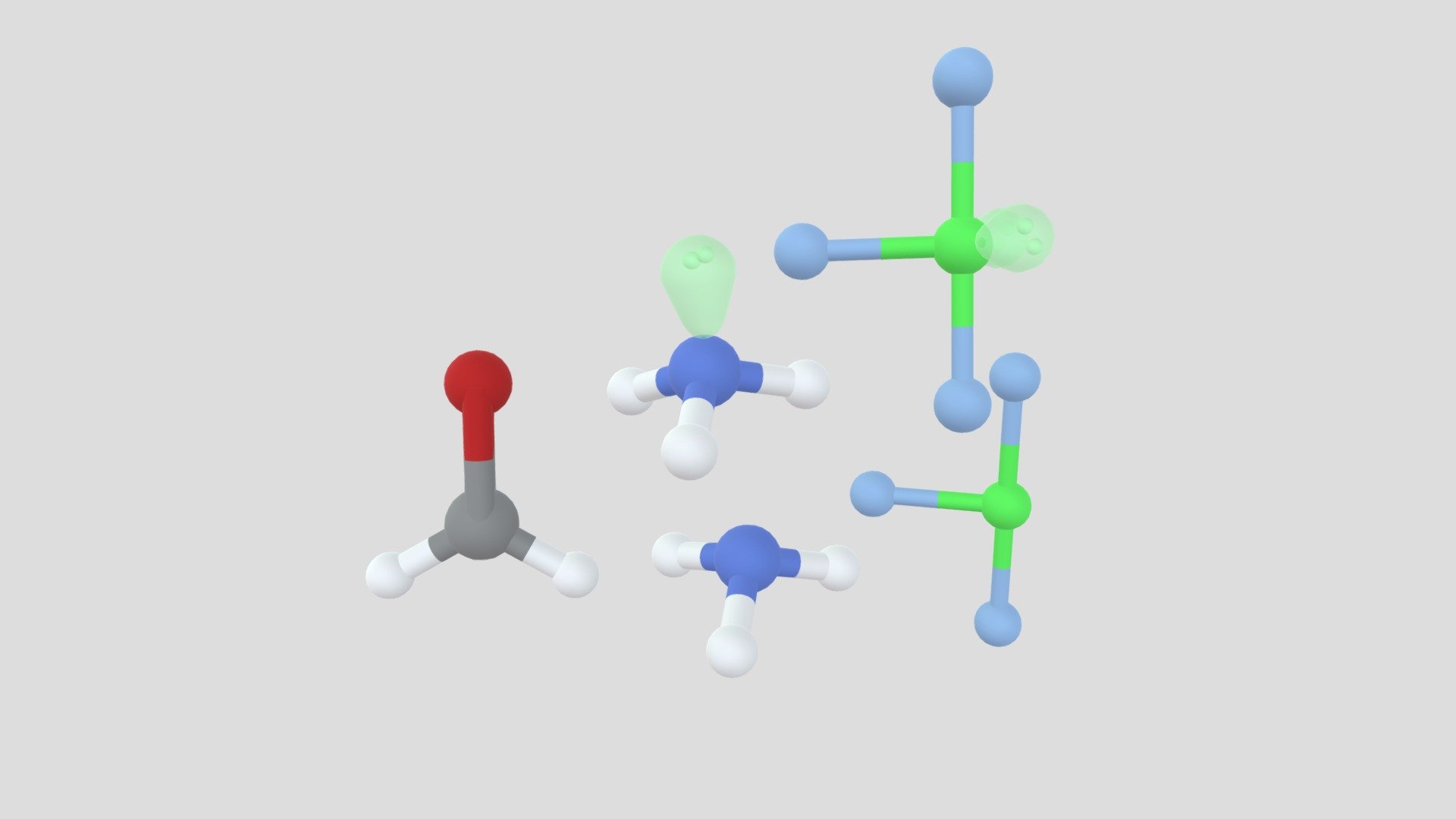 Lewis 4 Atoms Different Charge Clouds