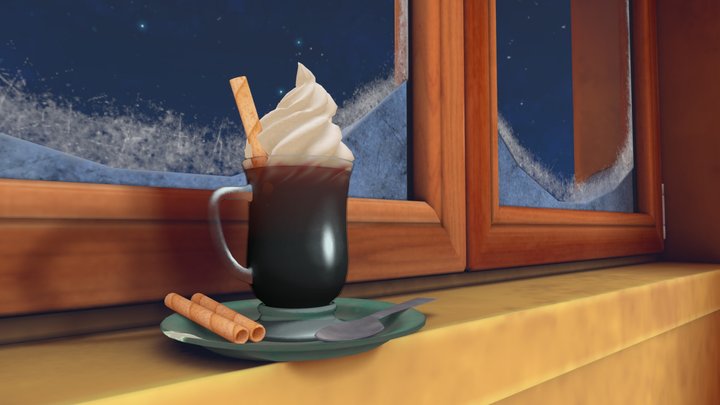 "Viennois" Coffee 3D Model