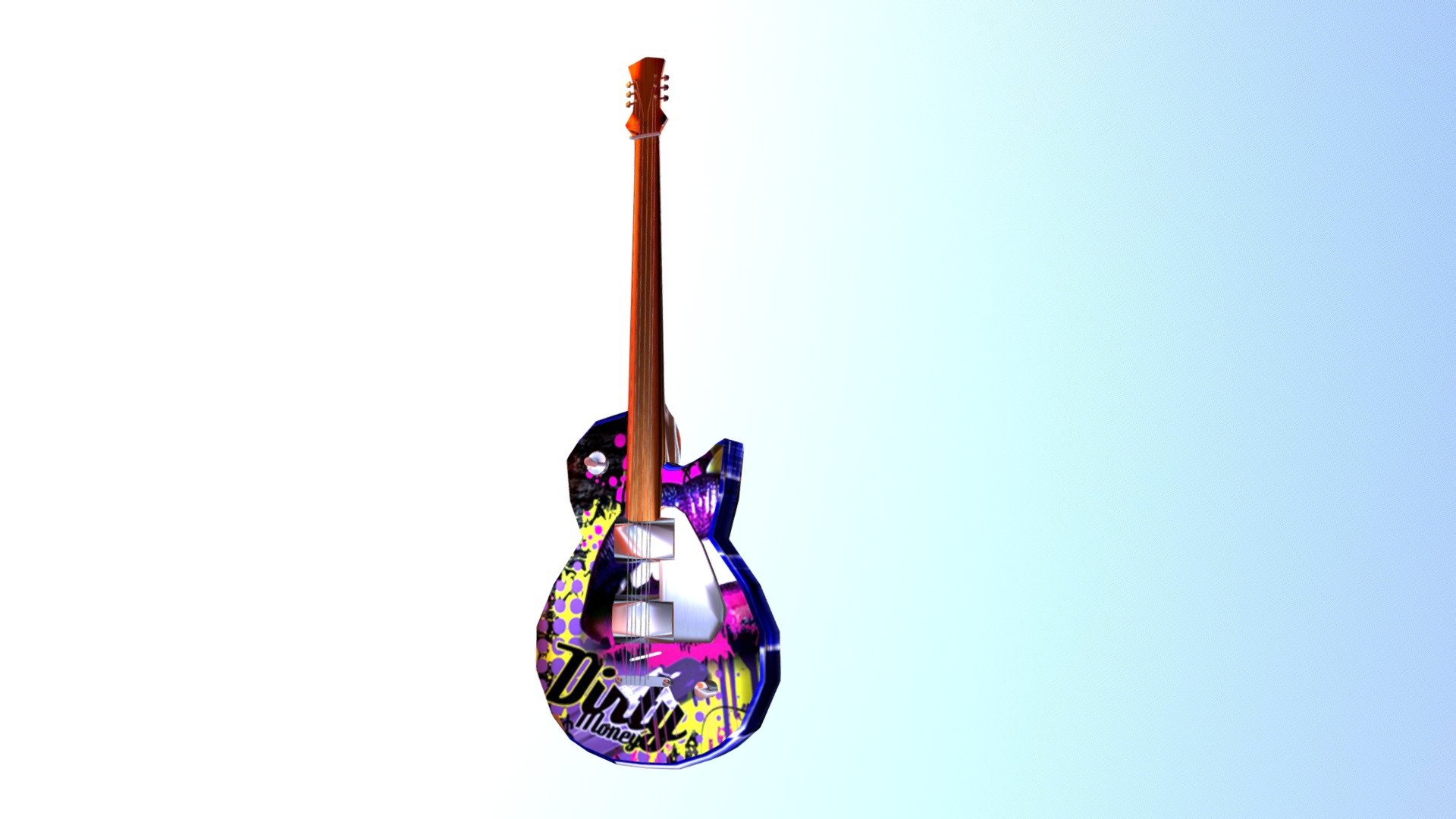 Guitar Jasmine Tuninga - 3d Model By Jtuninga [e6eb4fa] - Sketchfab