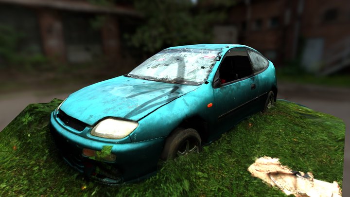 Abandoned car 3D Model