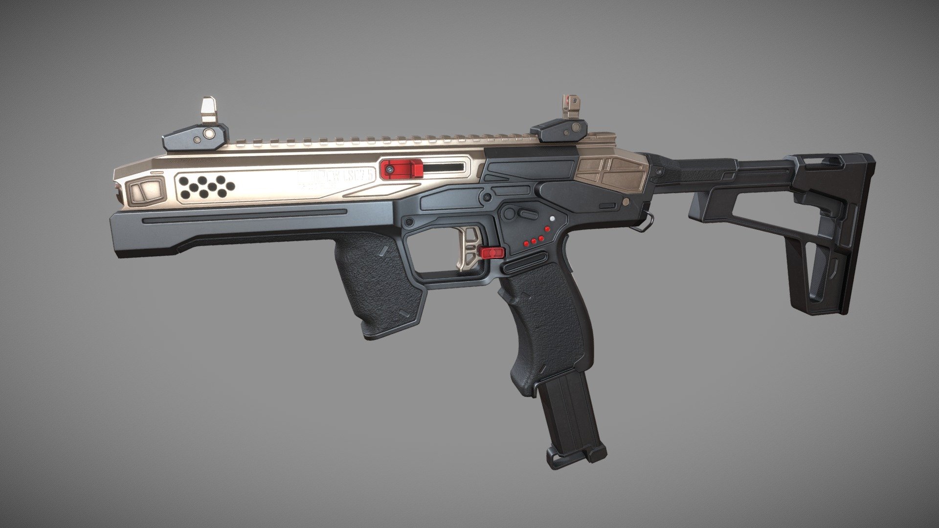 Light Service Carbine PDW LSC7.5 - Download Free 3D model by Kurilovich ...