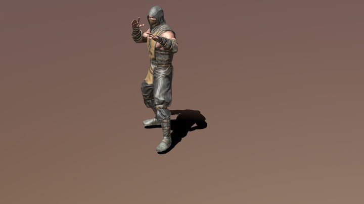 mortal combat character 3D Model