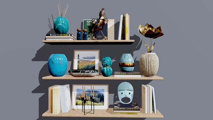decorative set Rokviz A 3D Model