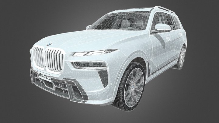 2023+BMW+X7+M60i+LCI (2) 3D Model
