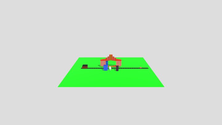 машинка 3D Model