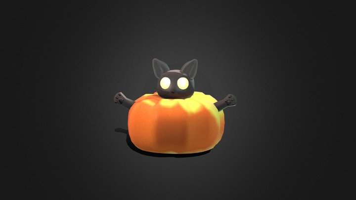 Spooky Kitty 3D Model