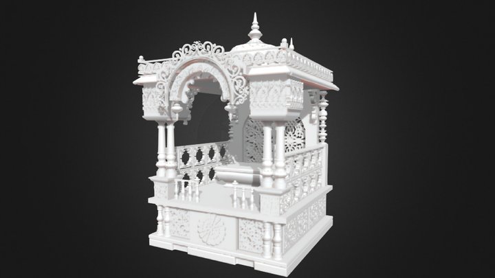 Hindu temple 3D Model