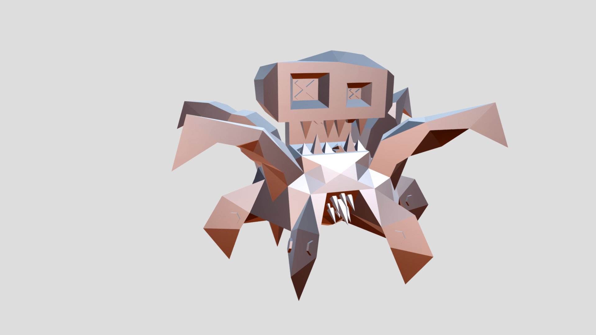 Mutant Dead Head Walker - Download Free 3D model by Trockk (@Timrockk ...