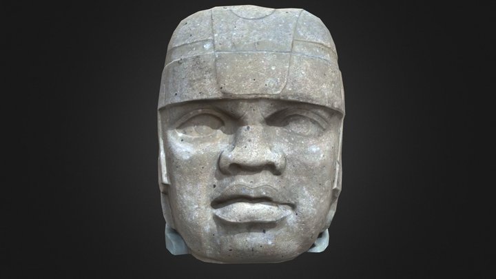 El Rey ~ Giant Olmec Head 3D Model