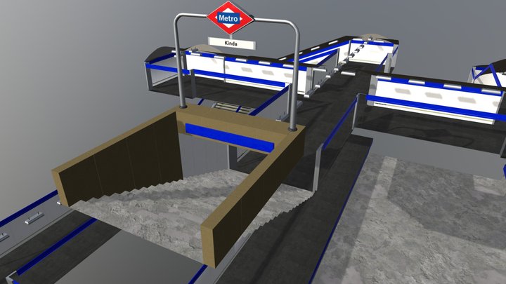 Metro Laberinto 3D Model