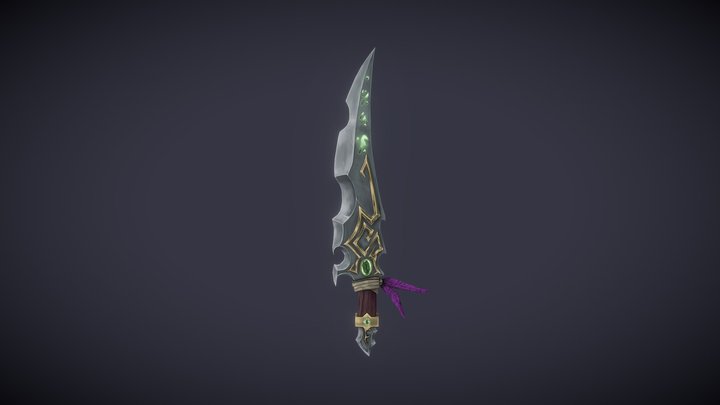 [Student Work] Handpaint Sword 3D Model