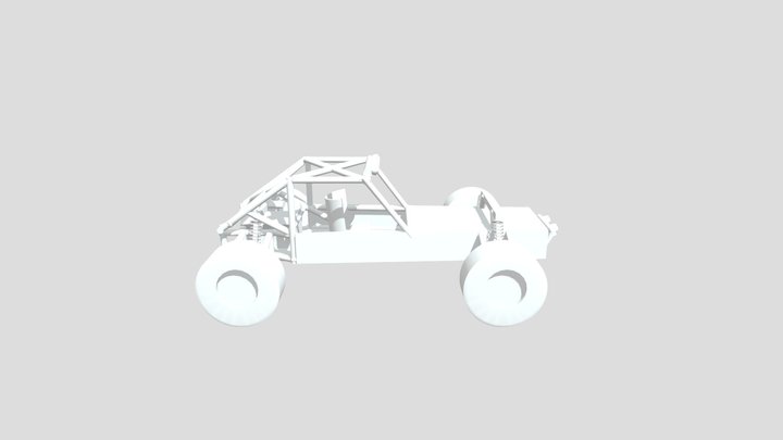 dune buggy from pubg 3D Model