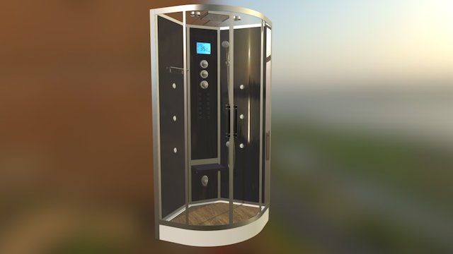 Shower Steam Cabine 3D Model