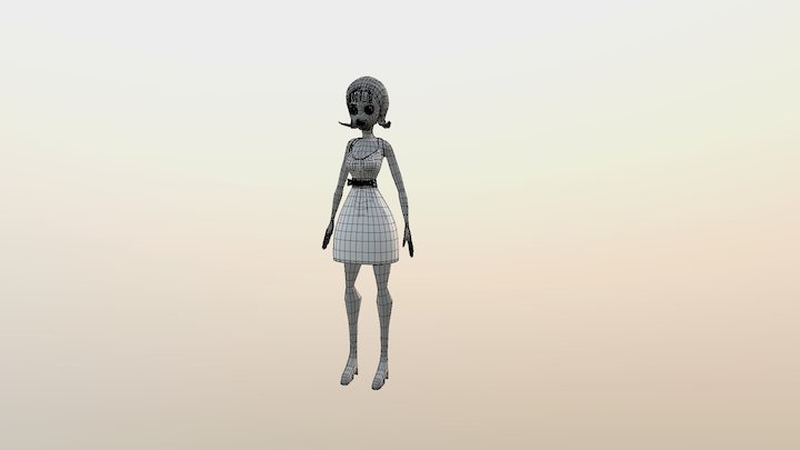 Girl Model 3D Model