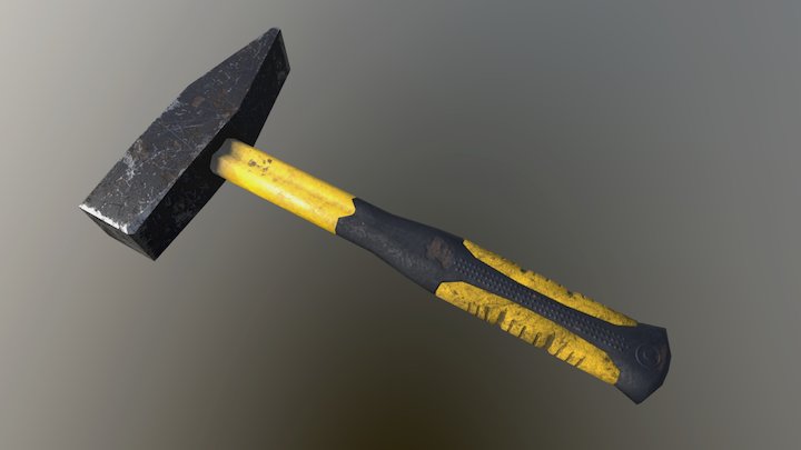 TME Tools — Steel Hammer 3D Model