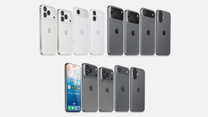 Apple iPhone 17 collection v1 v2 v3 – Free 3D Model STL