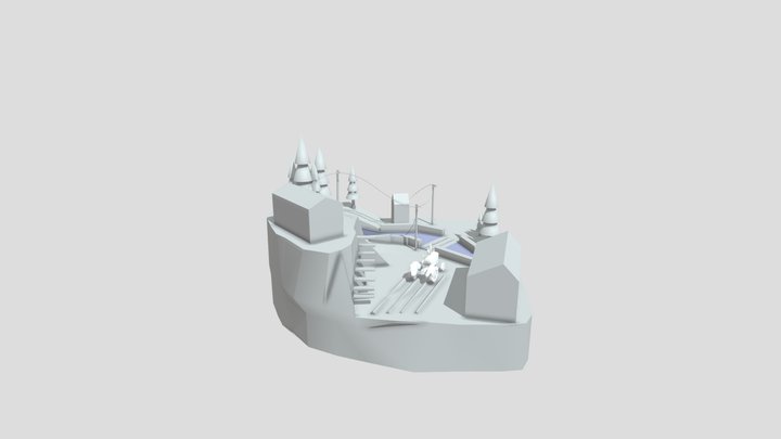 Blockout 3D Model