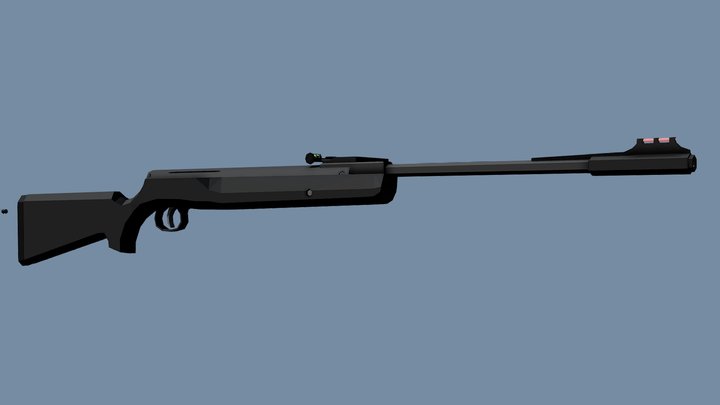 Low-Poly Remington Express .177