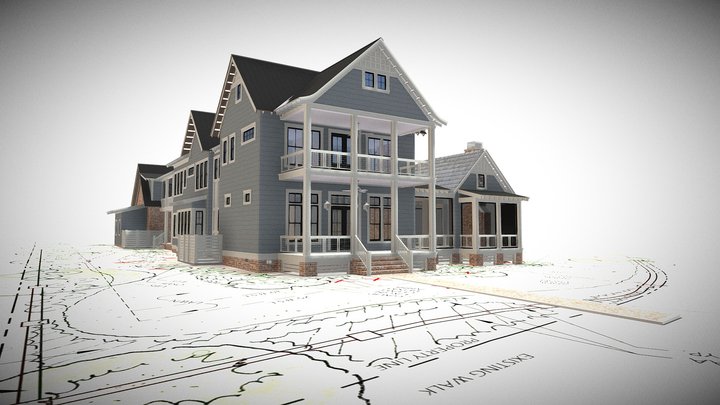 Lowcountry Home 3D Model