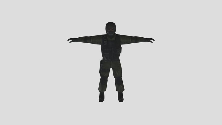 seal team 6 (cs1.6) free 3D Model