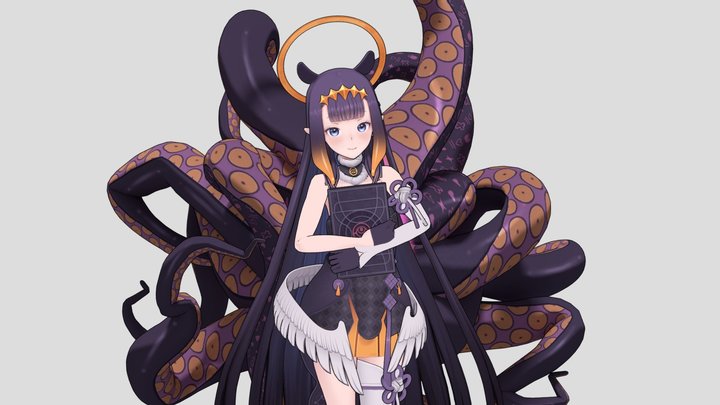 Ninomae Ina'nis 3D Model