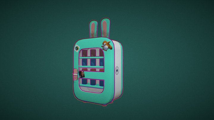 Refrigerador Conejo 3D Model